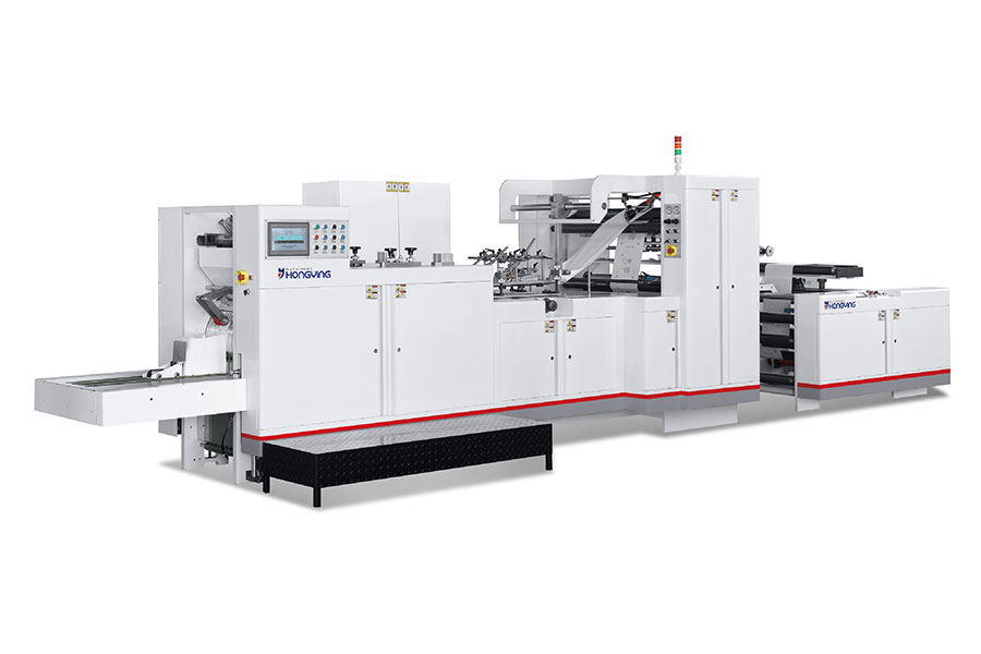 HY 270 Full Automatic High Speed Food Paper Bag Making Machine
